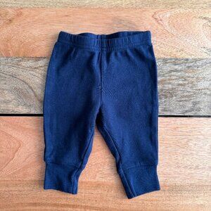 5 for $10 Carter's baby leggings 0-3m blue baby pants kids joggers sweatpants